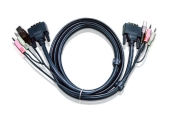 Aten 3M USB DVI-I Enkelvoudige Link KVM Kabel