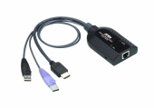 ATEN USB HDMI Virtual Media KVM-adapter (ondersteuning Smartcardlezer en Audio de-embedder)