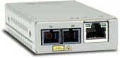 Allied Telesis AT-MMC200/SC-60 netwerk media converter 100 Mbit/s 1310 nm Multimode Zilver