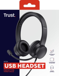 Trust Ayda – Headset met microfoon voor PC en Laptop met USB aansluiting