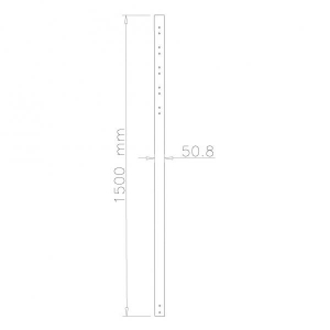 150cm pole FPMA-C200BLACK/C400BLACK