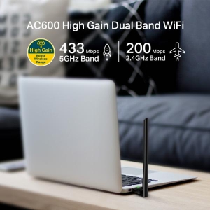 Archer T2U AC600 High Gain Wi-Fi USB Ada