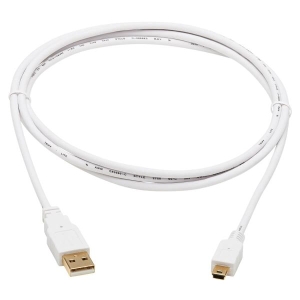 Tripp Lite U030AB-006-WH USB-kabel 1,83 m USB 2.0 USB A Mini-USB B Wit