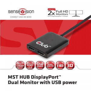 Hub DisplayPort 1.2 Dual Monitor