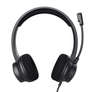 Trust HS-260 Headset Bedraad Neckband Kantoor/callcenter USB Type-A Zwart