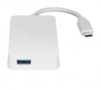 D-Link USB-C to 4-Port USB 3.0 Hub– DUB-H140