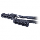 ACC: CAT6 UTP CMR 6XRJ-45 Black 25FT (7.