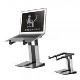 Foldable laptop stand - Silver/ black