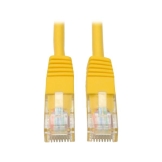 Tripp Lite N002-001-YW netwerkkabel Geel 0,3 m Cat5e U/UTP (UTP)