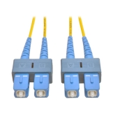 Tripp Lite N356-02M Glasvezel kabel 2 m 2x SC OFNR Blauw, Geel