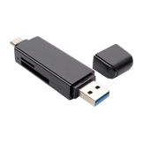 Tripp Lite U452-000-SD-A geheugenkaartlezer USB 3.2 Gen 1 (3.1 Gen 1) Type-A Zwart