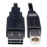 Tripp Lite UR022-001 USB-kabel 0,3 m USB 2.0 USB A USB B Zwart