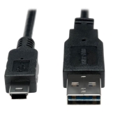 Tripp Lite UR030-003 USB-kabel 0,91 m USB 2.0 USB A Mini-USB B Zwart