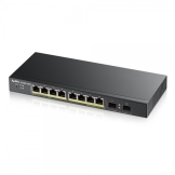 Zyxel GS1900-8HP v3 PoE Managed L2 Gigabit Ethernet (10/100/1000) Power over Ethernet (PoE) Zwart