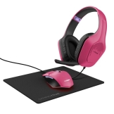 Trust GXT 790 Headset Bedraad Hoofdband Gamen Zwart, Roze