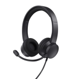 Trust HS-260 Headset Bedraad Neckband Kantoor/callcenter USB Type-A Zwart