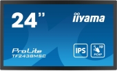 iiyama PROLITE Digitaal A-kaart 61 cm (24\") LED 600 cd/m² Full HD Zwart Touchscreen