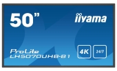 iiyama LH5070UHB-B1 beeldkrant Digitale signage flatscreen 125,7 cm (49.5\") VA 700 cd/m² 4K Ultra HD Zwart Type processor Androi