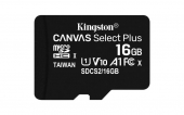 Kingston Technology Canvas Select Plus flashgeheugen 16 GB MicroSDHC Klasse 10 UHS-I