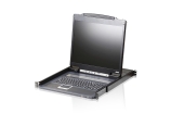 ATEN Lichtgewicht PS/2-USB VGA LCD Console met USB-Randapparatuur Ondersteuning