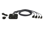 ATEN 2-Port USB FHD HDMI-kabel KVM schakelaar