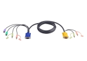 ATEN 3M PS/2 KVM Kabel met 3 in 1 SPHD en Geluid