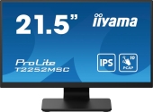 iiyama ProLite T2252MSC-B2 computer monitor 54,6 cm (21.5\") 1920 x 1080 Pixels Full HD LCD Touchscreen Zwart