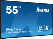 iiyama PROLITE Digitaal A-kaart 139,7 cm (55\") LED Wifi 500 cd/m² 4K Ultra HD Zwart Type processor Android 11 24/7