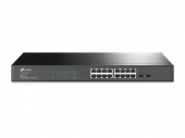 TP-LINK T1600G-18TS netwerk-switch Managed L2/L3/L4 Gigabit Ethernet (10/100/1000) Zwart 1U