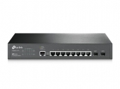TP-LINK T2500G-10TS netwerk-switch Managed L2/L3/L4 Gigabit Ethernet (10/100/1000) Zwart 1U