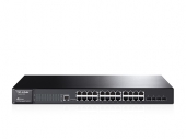 TP-LINK T2600G-28TS netwerk-switch Managed L2 Gigabit Ethernet (10/100/1000) Zwart