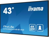 iiyama PROLITE Digitaal A-kaart 108 cm (42.5\") LED Wifi 500 cd/m² 4K Ultra HD Zwart Type processor Android 11 24/7