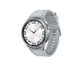 Samsung Galaxy Watch6 Classic SM-R965F 3,81 cm (1.5\") OLED 47 mm Digitaal 480 x 480 Pixels Touchscreen 4G Zilver Wifi GPS