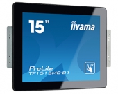 iiyama ProLite TF1515MC-B1 touch screen-monitor 38,1 cm (15\") 1024 x 768 Pixels Zwart Multi-touch