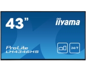iiyama LH4346HS-B1 beeldkrant 108 cm (42.5\") LED Full HD Digitale signage flatscreen Zwart Android