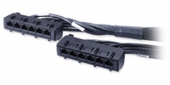 ACC:  CAT6 UTP CMR 6XRJ-45 Black 5FT (1.