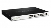 D-Link DGS-1100-26MP netwerk-switch Managed L2 Gigabit Ethernet (10/100/1000) Zwart 1U Power over Ethernet (PoE)