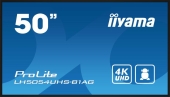 iiyama LH5054UHS-B1AG beeldkrant Digitale signage flatscreen 125,7 cm (49.5\") LCD Wifi 500 cd/m² 4K Ultra HD Zwart Type processo