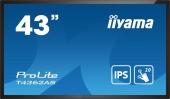 iiyama T4362AS-B1 beeldkrant Interactief flatscreen 108 cm (42.5\") IPS 500 cd/m² 4K Ultra HD Zwart Touchscreen Type processor An
