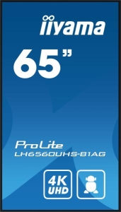iiyama PROLITE Digitaal A-kaart 165,1 cm (65\") LED Wifi 500 cd/m² 4K Ultra HD Zwart Type processor Android 11 24/7