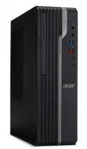 Acer Veriton X X4660G Intel® 9de generatie Core™ i7 i7-9700 16 GB DDR4-SDRAM 512 GB SSD SFF Zwart, Zilver PC Windows 10 Pro