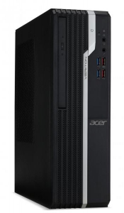 Acer Veriton X X2665G Intel® 9de generatie Core™ i3 i3-9100 4 GB DDR4-SDRAM 128 GB SSD SFF Zwart PC Windows 10 Pro