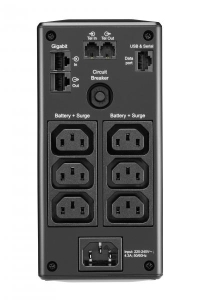 UPS Pro BR 900VA 6 Outlets  AVR  LCD