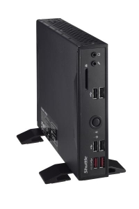 Shuttle XPC slim Barebone DS20U3V2, i3-10110U, 2x LAN (1xGbit, 1x 2.5Gbit), 1xCOM, 1xHDMI, 1xDP, ventilatorloos , 24/7 permanent