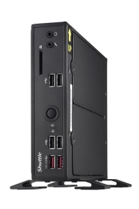 Shuttle XPC slim Barebone DS20U3V2, i3-10110U, 2x LAN (1xGbit, 1x 2.5Gbit), 1xCOM, 1xHDMI, 1xDP, ventilatorloos , 24/7 permanent