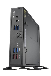 Shuttle XPC slim Barebone DS50U7, i7-1355U, 2x LAN (1x 2.5Gbit ,1x 1Gbit), 1xCOM,1xHDMI,1xDP, 1x VGA, ventilatorloos , 24/7 perm