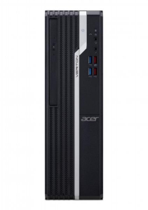 Acer Veriton X X2665G Intel® 9de generatie Core™ i3 i3-9100 4 GB DDR4-SDRAM 128 GB SSD SFF Zwart PC Windows 10 Pro