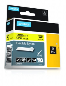 RHINO TAPE NYLON 12MM GEEL