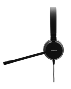 Lenovo Pro Wired Stereo VOIP Headset Bedraad Hoofdband Kantoor/callcenter Zwart
