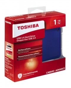 Toshiba Canvio Advance externe harde schijf 1000 GB Blauw